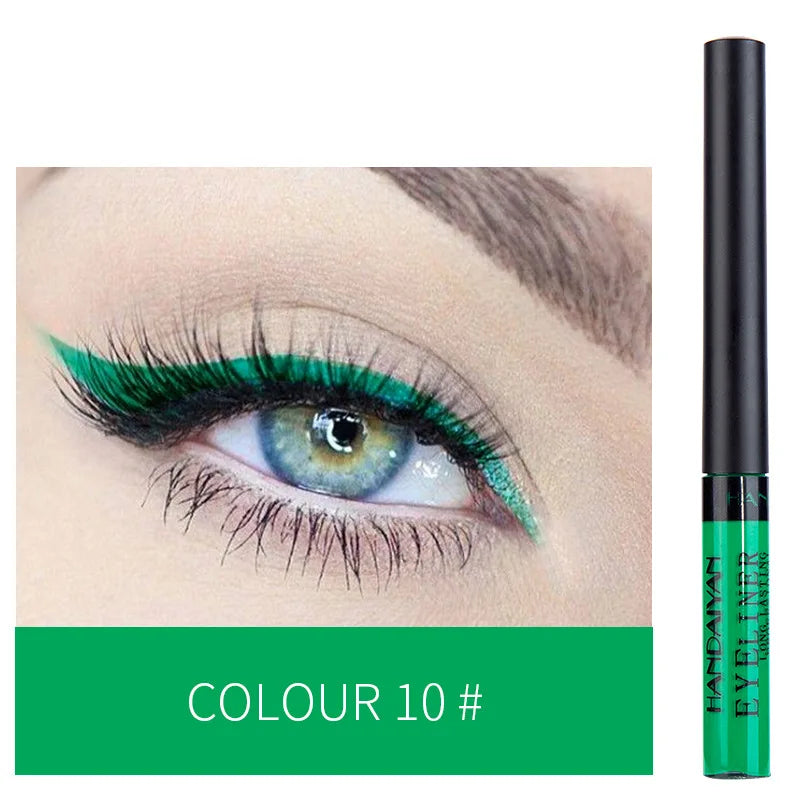 Waterproof Matte Liquid Eyeliner Long Lasting Quick Dry Non Smudging UV Luminous Gel Makeup for Smokey Eyes