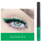 Waterproof Matte Liquid Eyeliner Long Lasting Quick Dry Non Smudging UV Luminous Gel Makeup for Smokey Eyes