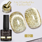 PUENTE 5ml Metallic Painting Liner Gel Polish Bright Mirror Effect Semi-Permanent UV Nail Varnish For Stunning French Nail Art