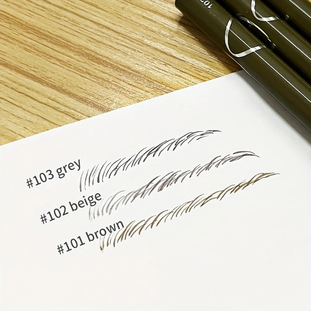 0.008mm Ultra-fine Liquid Eyebrow Pencil Professional Waterproof And Sweat-proof Eyeliner in one Lasting Eye Brow pen