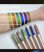 Chameleon EyeshadowsDiamond Glitter Liquid Eyeshadow StickHighly Pigmented Metallic Shimmering Long Lasting Shine All Makeup