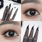Curved Eyeliner Pen Quick Dry Liquid Eye Liner Easy To Draw Ultra-fine Lying Silkworm Pencil Black Brown Lower Eyelash Makeup
