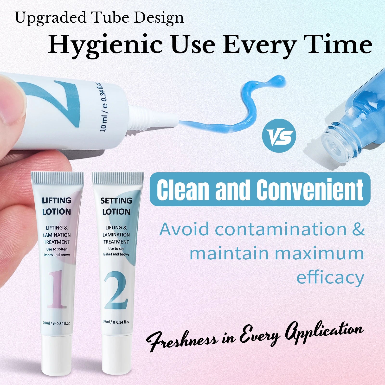 LOMANSA 10ml Fix Perming Tube Set Lash Lift Brow Lamination Perm Fixation Setting Lotion Eyelashes Health Makeup Tools