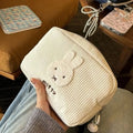 Miffy Kawaii Corduroy Cosmetic Bag Large-capacity Storage Bags Portable Storage Handbag Pen Bag Coin Purse Gift toys for Girl