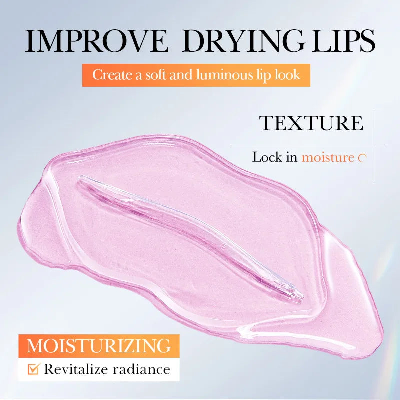 10pcs SADOER Snail Crystal Collagen Lip Mask Anti Wrinkle Nourishing Plump Lips Moisturizing Lip Patches Skin Care