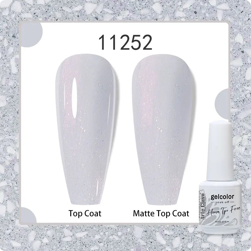 Arte Clavo 8ml HEMA TPO Free Gel Nail Polish Nail Art Manicure Semi Permanent Gel UV Hybrid Varnishes Base Top Coat Enamels New