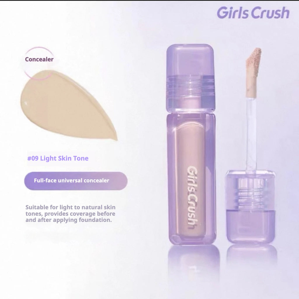 Girlscrush Liquid Concealer Facial Brightening Velvet Sunscreen Mark Expand Moisture Skin Application Holding Makeup