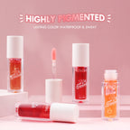 1PC Fruit Juice Lip Tint Non-stick Cup Liquid Lipstick and Blush 2 in1 Waterproof Smudge Proof Long Lasting Water Lip Stain