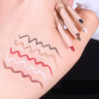 Matte Red Brown Eyeliner Gel Pencil Ultra-thin Long Lasting Quick Dry Smooth Eye Shadow Lying Silkworm Pen Makeup Cosmetics