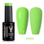 YOKEFELLOW 10ml Jelly Nude Gel Nail Polish High Quality Translucent Pink Nail Gel Varnish Soak Off UV Gel Polish Long Lasting