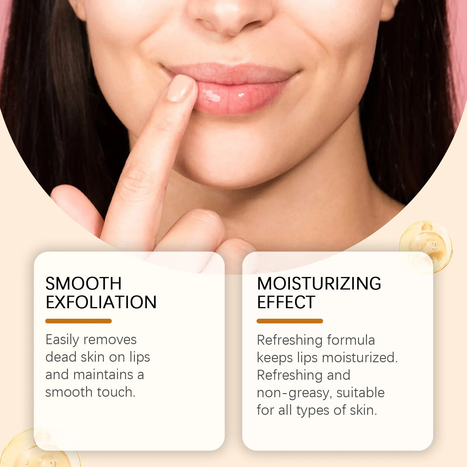 Turmeric Lip Scrub Exfoliating Remove Dead Skin Fading Fine Lines Improve Dry Softening Hydrating Smoothing Nourishing Lip Scrub