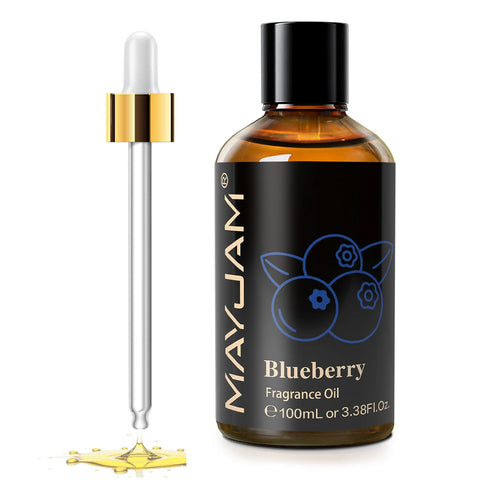 MAYJAM 100ML Fruit Fragrance Oil for Diffuser Candle Soap Making Coconut Strawberry Watermelon Blueberry Essential Oils