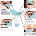 Silicone Eyeliner Makeup Stencils Wing Tips Marscara Drawing Lipstick Wearing Aid Face Cream Mask Applicator Makeup beauty tool