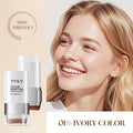 TVLV Color-Adapting 2-in-1 Foundation Stick Moisturizing Brightening Concealing With Brush Makeup Fond de teint adaptable