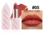 Matte Velvet Lipstick Ice Cream Long Lasting Waterproof Nourishing Moisturizing Highly Pigmented Satin Lip Gloss Non Stick Cup