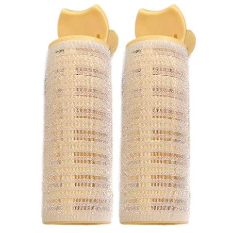 1/2pcs Fluffy Hair Roller Bangs Hair Root Fluffy Hair Clips Self Grip Traceless No Damage Bang Top Styling Curling Barrel Roller