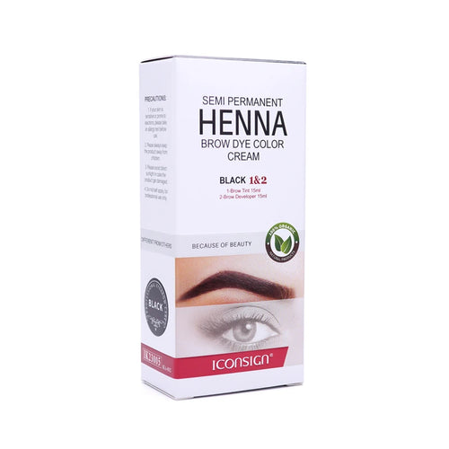 1 set Professional Fast Drying Henna Eyelash Brow Dye Tint 15 Min Semi-Permanent Cream Brow Lash Makeup for Eyebrow Coloring