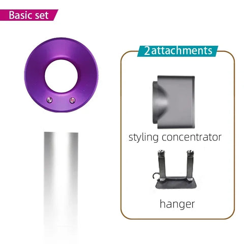 High Speed Bladeless Hair Dryer Negative Ion Fast Drying Home Powerful Hair Dryer Styling Tools 1600W High Speed Hair Dryer