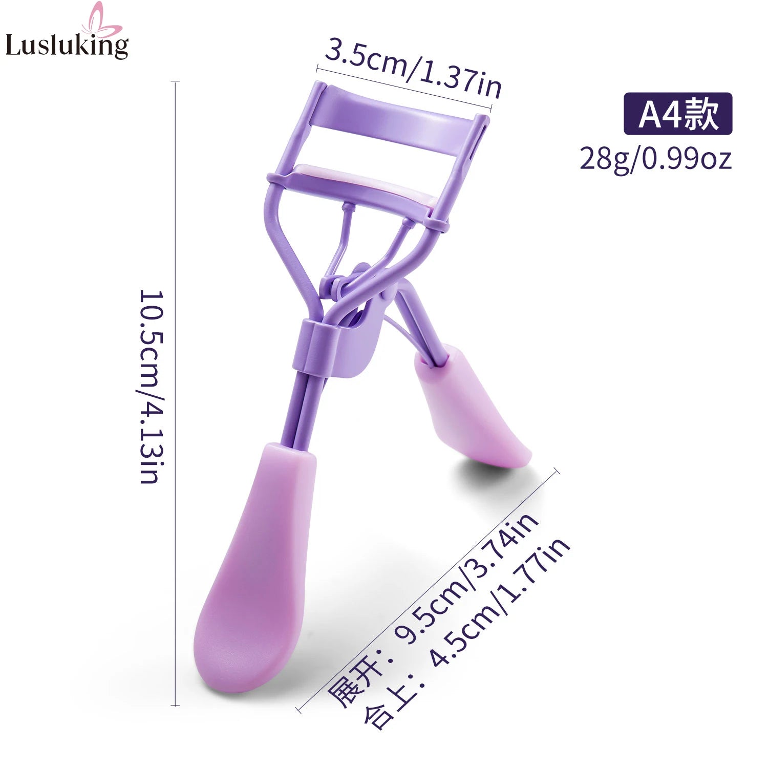 1pc Eyelash Curler With Soft Silicone Pad Women Eyelashes Curling Clip Long Lasting Lift Lashes Makeup Accessories Cosmetic Tool