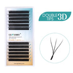 Gemerry YY Shaped Eyelash 3D 4D 5D 6D 8D Premade Fans Eyelash Extension W Shape Brazilian Volume Bloom Lashes Salons Makeup