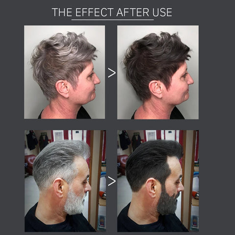 Fast Black Hair Dye Shampoo 500ml 250ml Natural Plant Essence Hair Dye Cream For Men Women Cover Gray White Hair Color Shampoo