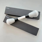 F4 Dual-Ended Foundation Face Brush Double-ended Powder Blush Contour and Eyeshadow Concealer Makeup Brushes