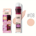 New Sponge Head Concealer for Dark Circles Freckles Acne Pigmentation and Blemishes Long Lasting Moisturizing Liquid Foundation