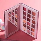 18 Colors Glitter Eyeshadow Palette With Makeup Mirror Pearlescent Matte Shimmer Pigment Nude Long Lasting Eye Shadow Makeup