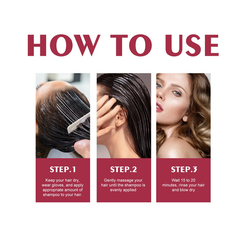 EELHOE 100ml Hair Dye Shampoo Silver Gray Quickly Dye Moisturize Make Hair Soft Shiny High-efficiency Dye Safe Gentle Hair Care