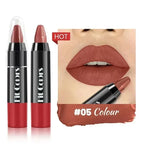 Easy Coloring Gloss Lipstick Lasting Waterproof Matte Crayon Lip Gloss Stick High Pigmented Moisturizing Lip Liner Pen Makeup