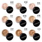 Full Coverage Liquid Concealer Waterproof Foundation Makeup Base Long Lasting Cream for Dark Circles Acne Natural Matte