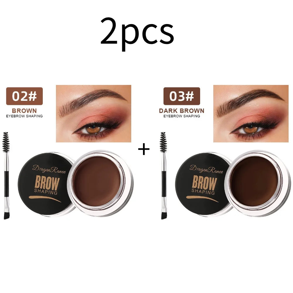 Dragon Ranee 6color Wild Eyebrow Styling Eyebrow Cream Styling Eyebrow Gel Soap Wax White Eyebrow Cream