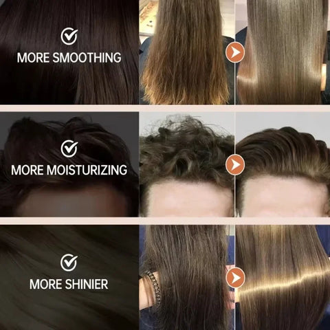 PURC 8 Seconds Hair Mask Smoothing Straightening Keratin Hair Treatment Cream Soft Repair Damaged Frizz Professional Hair Care