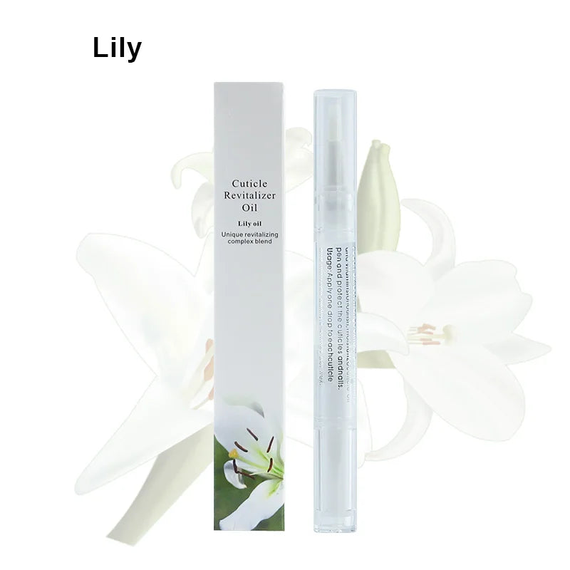 40PCS Nail Cuticle Oil Pen 15 Smell Nourishment Oil Pen Nail Treatment Revitalizer n Nourish Manicure Nail Care Product Set
