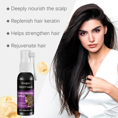 Fluffy Volumizing Hair Spray Non-greasy Quick-Drying Wash Free Increase Volume Styling Modeling Hairdressing Hair Shaping Spray