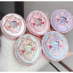 Flower Knows Strawberry Rococo Series Embossed Blush Fine Powder Makeup Smooth Long-Lasting Blusher Face Enhancing Makeup Color