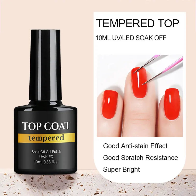 Arte Clavo Transparent Nude Pink Color Jelly Gel Nail Polish Semi Permanent 15ml Top Coat Soak Off UVLED Varnish Nail Art Design
