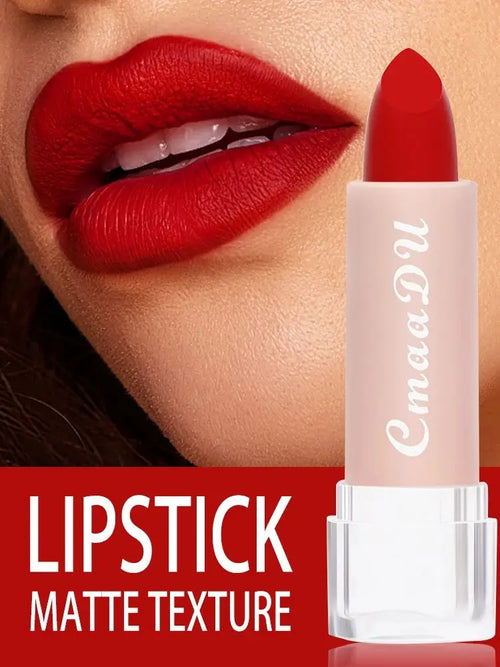 5 Pcs  Matte Lipstick Sets Lip Gloss Moisturizing Long-lasting Easy Makeup Fashion Classic Shades For Daily Date Exquisite Gift