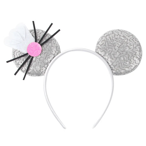 Boys Disney Mouse Ears Headbands Mickey Mouse Hairband With No Bow Party Festival Cosplay Christmas Birthdays Hair Accessories