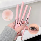 Meniscus Double-end Lying Silkworm Eyeliner Pencil Pearlescent Matte Nude Pink Highlighter Shadow Pen Brightening Eye Makeup
