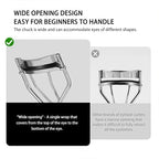 One portable wide-angle eyelash curler for women and girls, a makeup tool for the face and eyes.