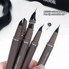 Curved Eyeliner Pen Quick Dry Liquid Eye Liner Easy To Draw Ultra-fine Lying Silkworm Pencil Black Brown Lower Eyelash Makeup