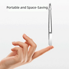 Stainless Steel Eyebrow Tweezers Flat Slant Tip High Precision Facial Hair Tweezers False Eyelashes Tweezers Beard Clip