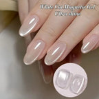 1-8pcs TC Flow Light White Cat Eye Gel Nail Polish Ultra Shine Soak Off UV Gel Mirror Glass Cat Magnet Gel Varnish Nail Supplies