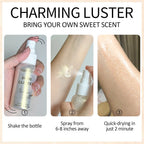 Liquid Shimmer Body Highlighter Oil Makeup,Glitter Spray Oil Lotion,Full Body & Face Glow-Up Liquid Lotion for All Skin Type