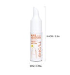 3 bottles Nail Glue Remover for Fake Nails Easily Removes Acrylic Nails, Press-On Nails & Rhinestones - Convenient Prying Cap