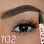 6 Colors 1PC Brown Eyebrow Pen Waterproof 4 Split Tip Black Eyebrows Pencil Liquid Eye Brow Makeup Lasting Cosmetic for Gifts