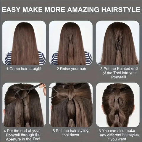 6pcs Hair Brush Set Spray Bottle Hair Braiding Loop Rat Tail Comb Teasing Hair Brsuh Edge Hair Brush Curly Hair Accessories