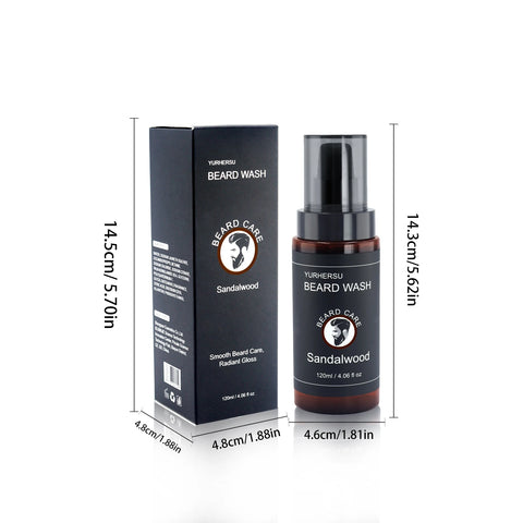 Beard Cleansing Shampoo Softens Beard Deep Cleansing Men'S Shavin a new cleansing experience designed specifically for gentlemen