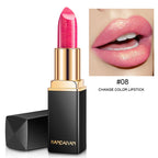 Mermaid Maggie Lipstick 9 Colors Long Lasting Shiny Metallic Lipsticks Pearls Changing Warm Gold Plated Women Lip Cosmetics